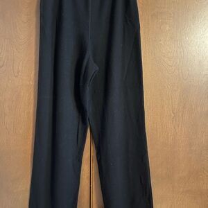 Neiman Marcus Black Straight Leg Trousers